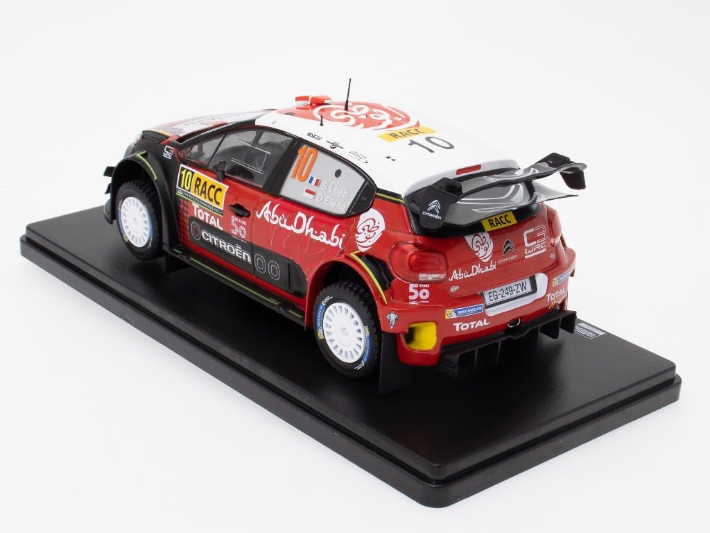 M09-W07 WRC公認 1/24 Citroen C3 WRC Loeb-Elena RallyRACC Catalunya-Costa Daurada 2018 シトロエン ラリー・カタルーニャ OPO 10 - 1/24 Scale Model car Compatible with Citroen C3 WRC